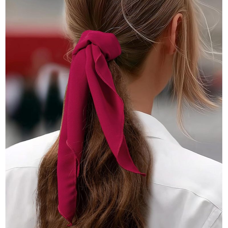 HBselect 4PCS Bandanas for Women Boho Head Bands Tie-Back Triangle Head Scarf Head Kerchief for Girls with 2 Snap Hair Pins