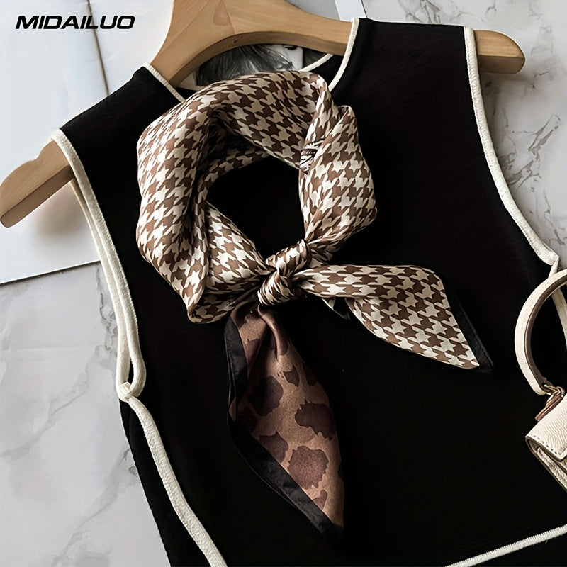 MIDAILUO 100% mulberry silk scarf 25.59 * 25.59 inch breathable square scarf decorative square scarf elegant accessory non stretchable suitable for outdoor decorative accessories