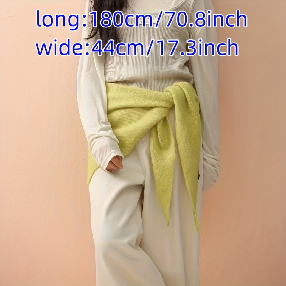 2025 New Triangle Scarf Shawl for Women, Autumn and Winter Headscarf, Multifunctional Warm Versatile Scarf