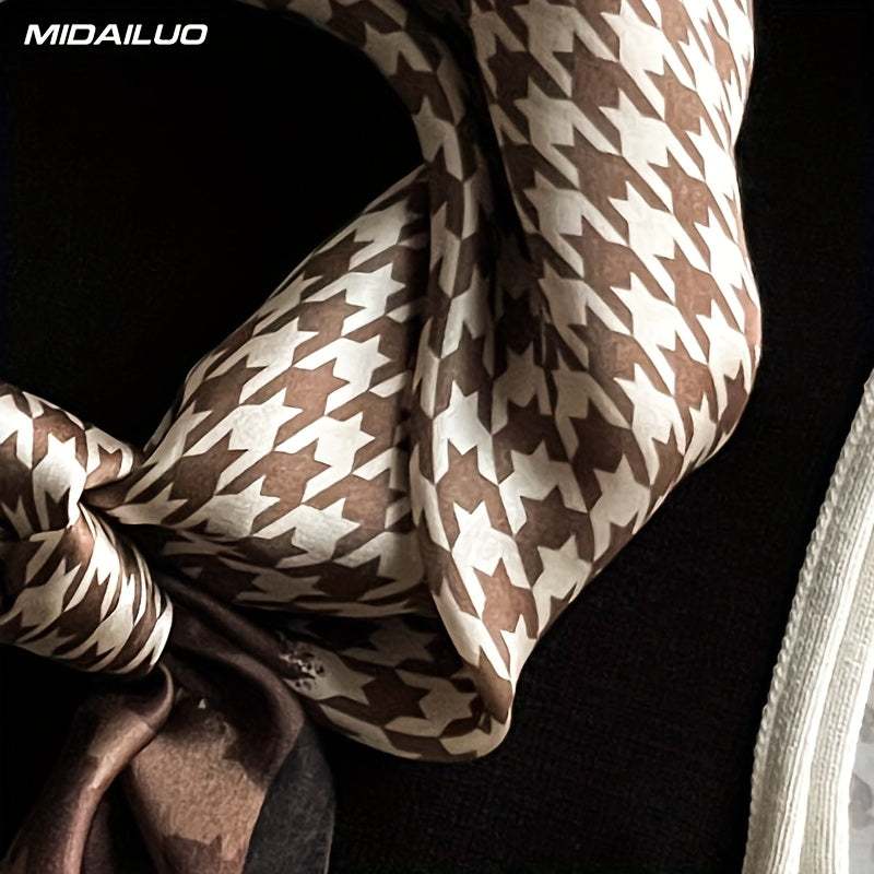 MIDAILUO 100% mulberry silk scarf 25.59 * 25.59 inch breathable square scarf decorative square scarf elegant accessory non stretchable suitable for outdoor decorative accessories