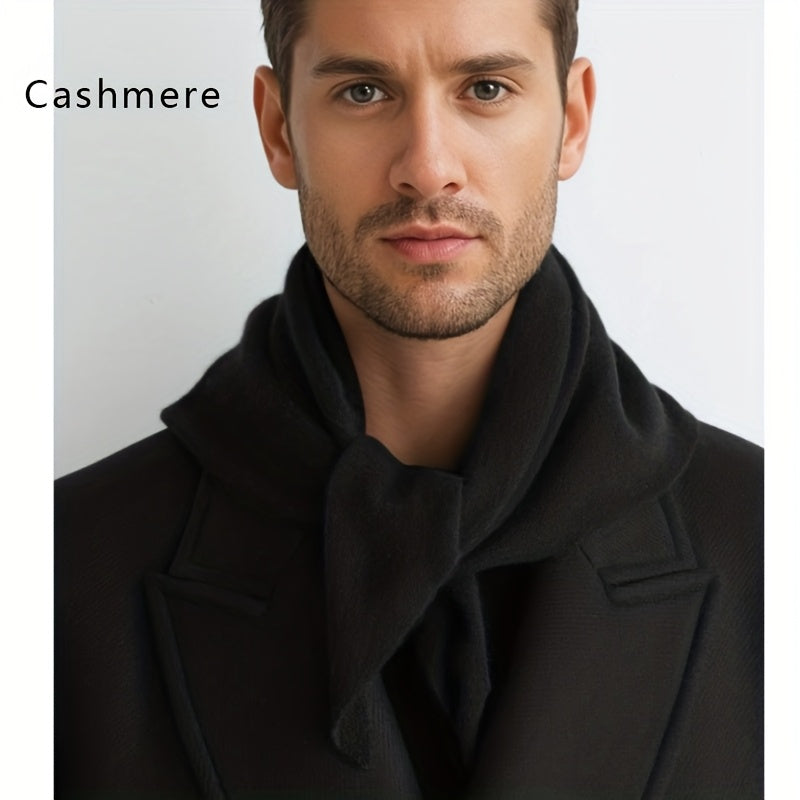A Cashmere Triangle Scarf That Exudes Elegance And Style, Perfect for Winter Warmth. Suitable for The Office, Parties, And Everyday Outings, It Serves As a Fashionable Accessory with Breathable Fabric